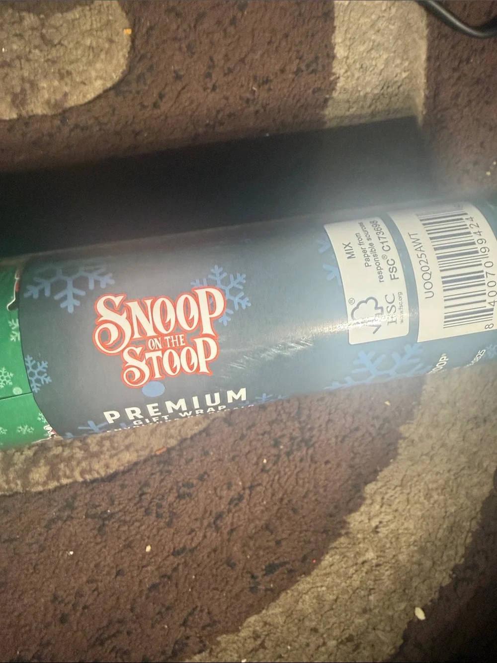 Snoop on the stoop Wrapping Paper Roll - Holiday Gift Wrap